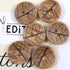 Buttons (Set of 6) - Olive Tree | Olive Wood | 20mm